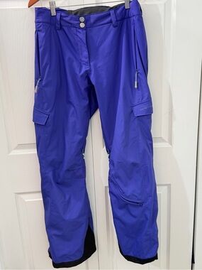 Obermeyer Andorra Womens Size 10 Insulated Ski Snow Pants RECCO Purple